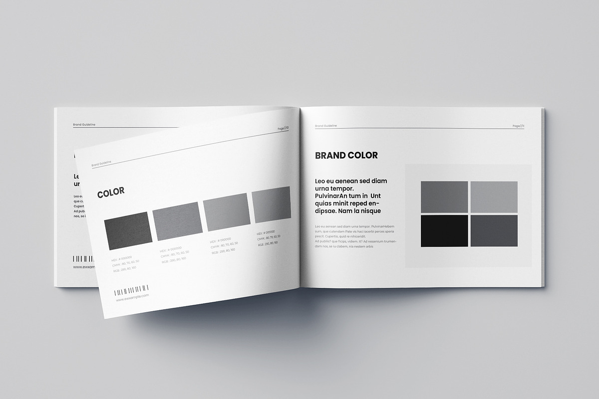 Brand Guidelines | Canva & word, a Brochure Template by HiveArts (Photo 6 of 13)