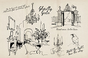 Ghostly Gala: Halloween Clipart, a Decorative Illustration by Purple (Thumbnail 4 of 11)