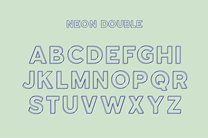 Neon - An Outline Font Bundle