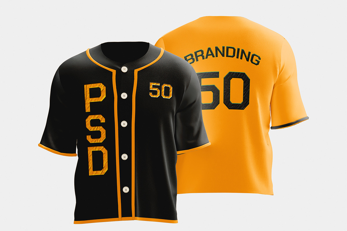 Baseball Jersey Mockup, a Shirt Mockup by Unerispace (Photo 4 of 4)