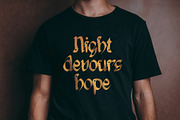 CS Noisy Drawn, a Blackletter Font by Craft Supply Co. (Thumbnail 4 of 8)