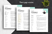 Clean Resume Template Pack | Canva, a Resume Template by Lux Resume (Thumbnail 3 of 9)