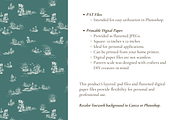 Refined Pirate Toile de Jouy Print, a Background Graphic by Hughes Studio (Thumbnail 7 of 8)