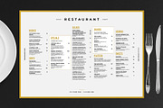 Restaurant Menu, a Flyer Template by BrandPacks (Thumbnail 2 of 4)