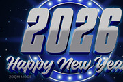 2026 Text Effect Silver 3D Style, a Layer Style Add-On by Mockmenot (Thumbnail 3 of 3)