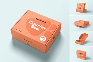 Mailer Box Mockup, a Product Mockup by MockupCraft