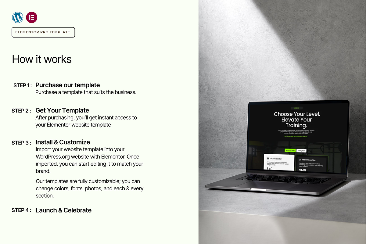 Fitness & Gym WordPress Template, a WordPress Template by Web Template Market (Photo 5 of 8)