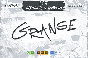 Grunge Vector Textures & Brushes