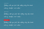 Mollina Blossom Handwritten, a Handwritten Font by Pinakiaa Studios (Thumbnail 10 of 11)