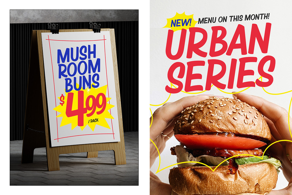 Oversign - Bodega Sign Painted Brush, a Font by Typia Nesia