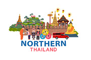 Thailand travel, a Food Illustration by Wanwiss (Thumbnail 2 of 4)
