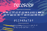 Decesery - Brush Display Font, a Handwritten Font by Bayuktx (Thumbnail 6 of 8)