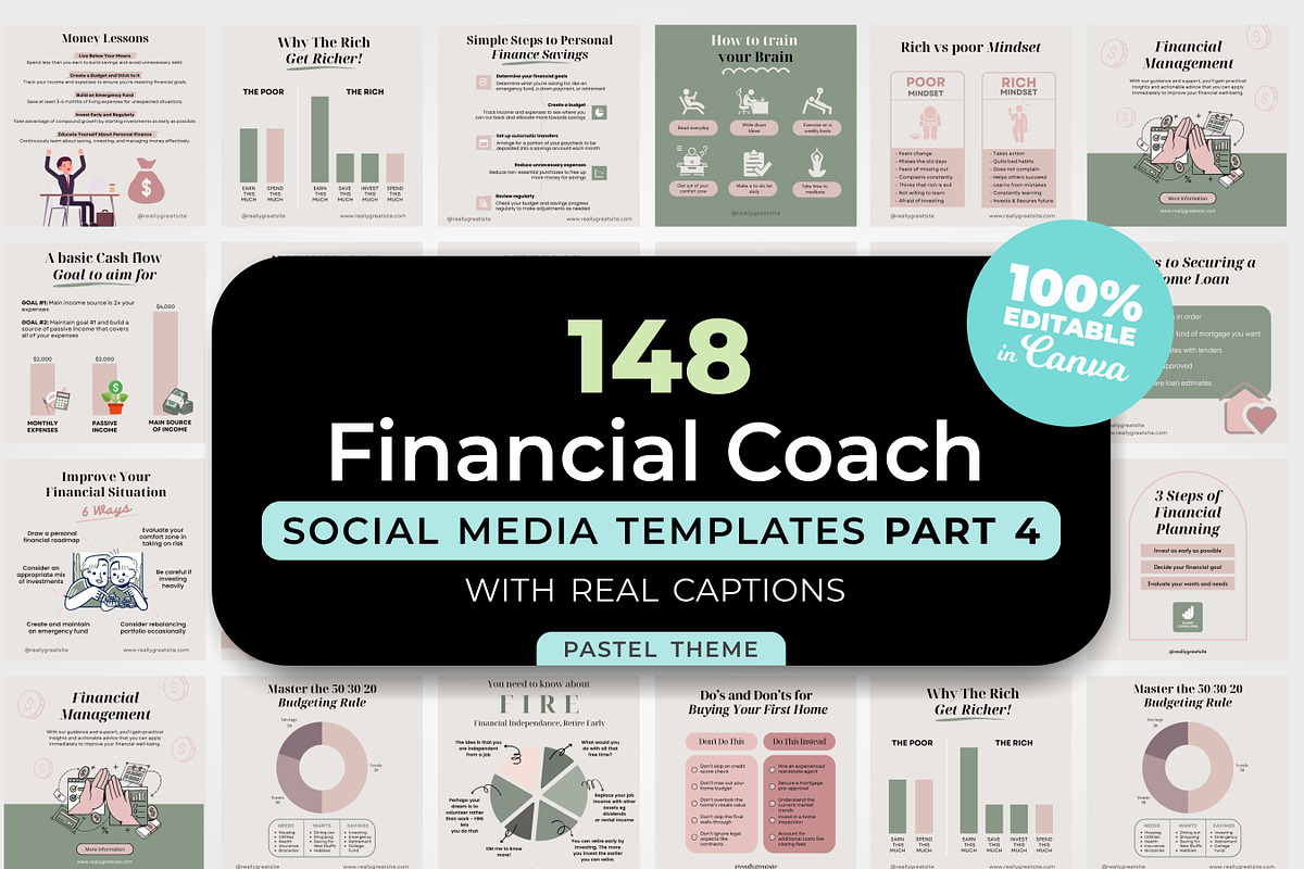 Financial Advisor Social Media Pt 4, a Social Media Template by Aks-Designs (Photo 1 of 8)