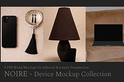 NOIRE Device Mockup Collection, a Device Mockup by Atelier Contour (Thumbnail 1 of 7)