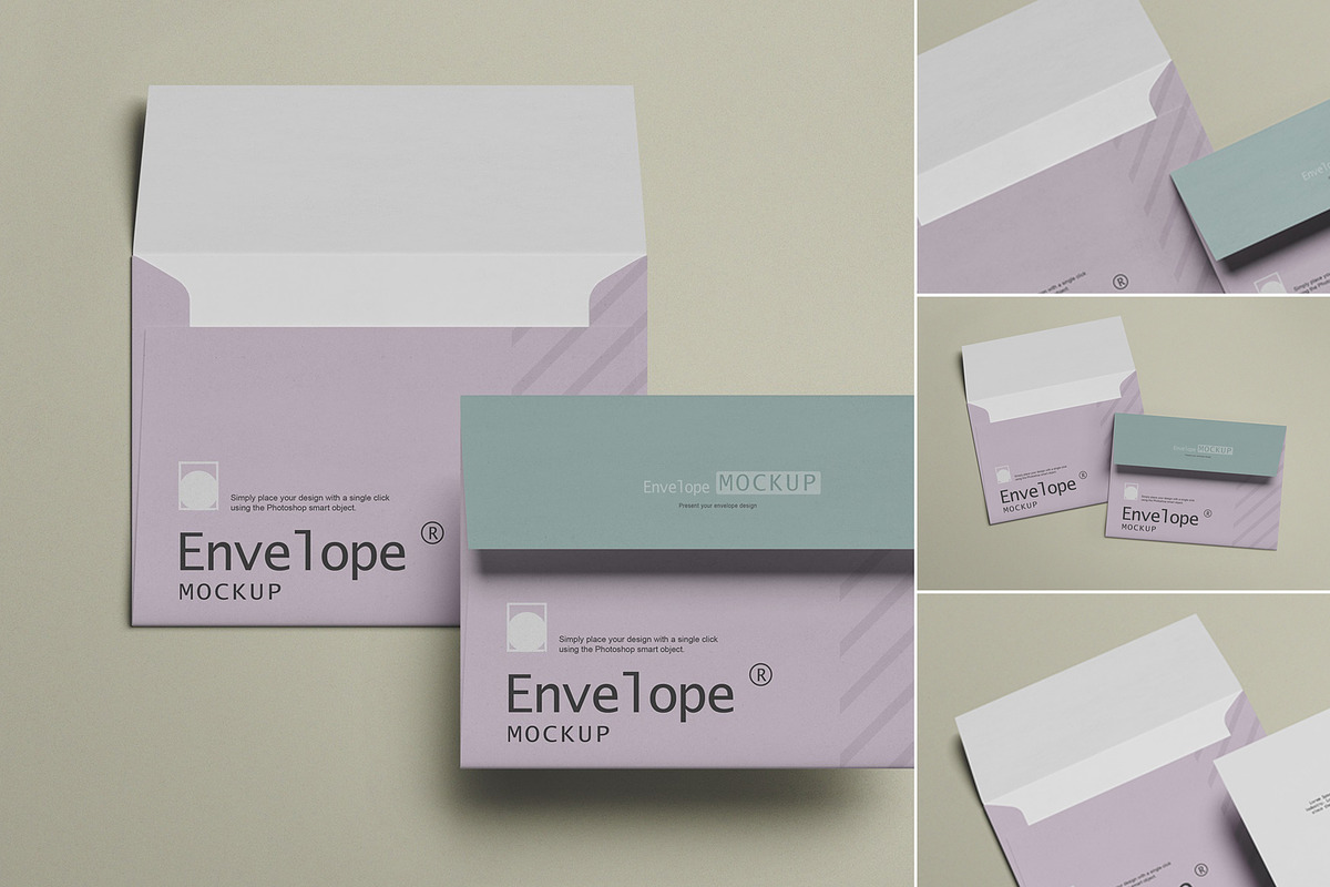 Envelope Mockup, a Stationery Template by Tahtagraphic (Photo 1 of 7)