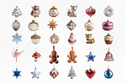 Christmas Collage Clipart Bundle, an Object Graphic by NatalieArtShop (Thumbnail 5 of 10)