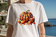 Autumn Patchwork Pumpkin Sublimatio, an Illustration by SVGArt (Thumbnail 8 of 8)