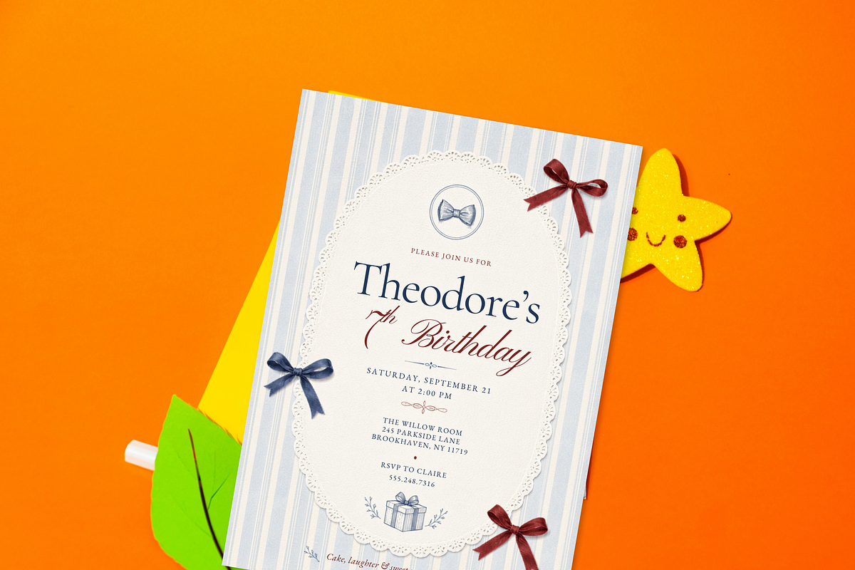Whimsical Birthday Boy Invitation, an Invitation Template by heynomi (Photo 15 of 19)