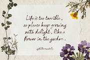 Billbrown – Organic Handwritten Font, a Handwritten Font by Ainun Jinan (Thumbnail 4 of 9)