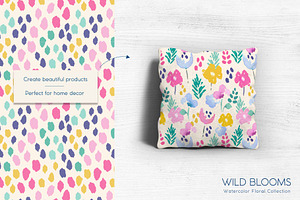 Watercolor Florals BONUS Graphics