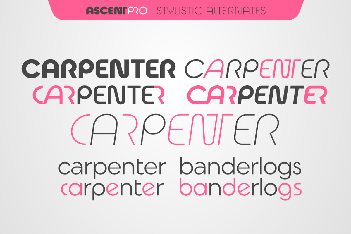 Ascent Pro (18 fonts), a Sans Serif Font by Fontop (Photo 8 of 15)