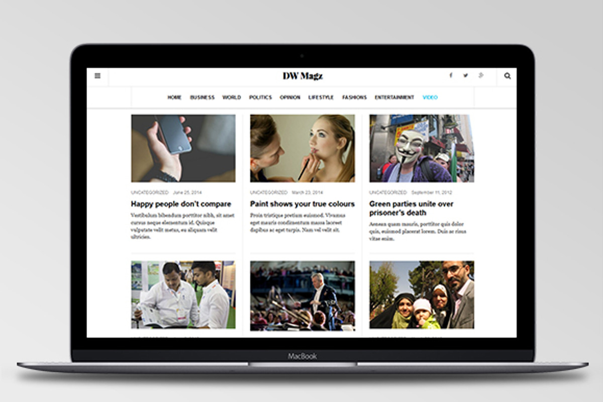 WordPress Magazine Theme: DW Magz, a WordPress Template by DesignWall (Photo 3 of 6)