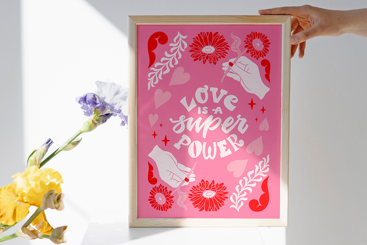 Love Quotes & Valentine Clipart, an Illustration by ElenKoss (Photo 9 of 10)