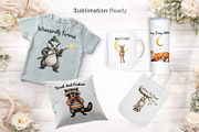 Grumpy Woodland Hygge Sublimation, a Decorative Illustration by Artnoy (Thumbnail 6 of 18)