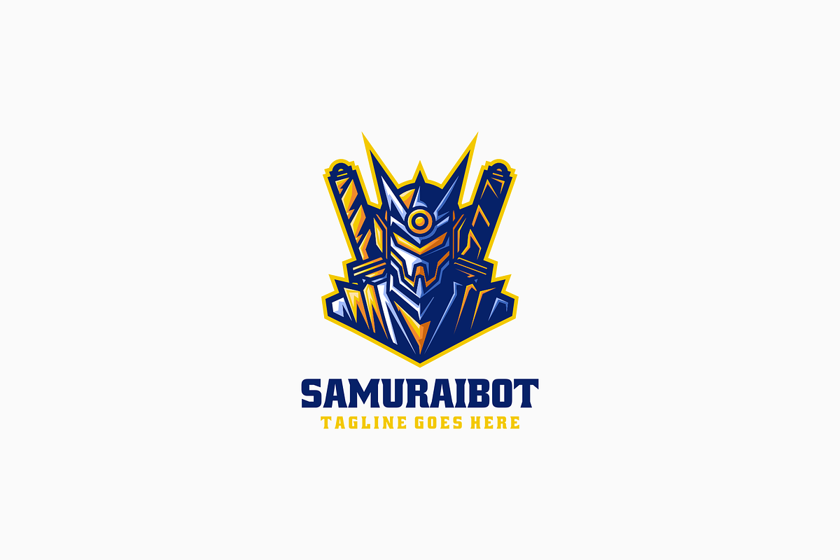 Samurai Robot E-Sport and Sport Logo, a Branding & Logo Template by Artnivora.Std
