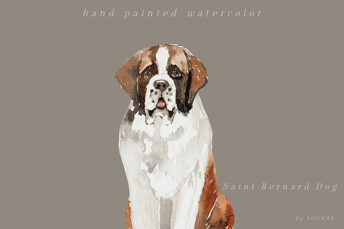 Dod Breeds - watercolor set, an Animal Illustration by Youksy (Photo 7 of 18)