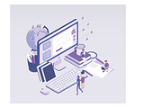 Online education concept, an Education Illustration by Good Studio (Thumbnail 2 of 3)