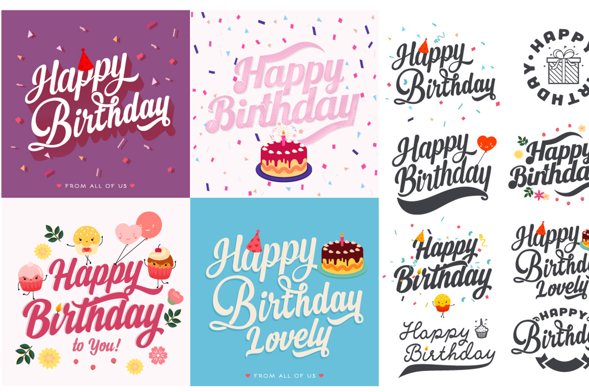 click! big birthday bundle, an Illustration by VectorBakery (Photo 6 of 6)