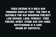 Thick Gazone - Rounded Font, a Sans Serif Font by QR Design Studio (Thumbnail 5 of 7)