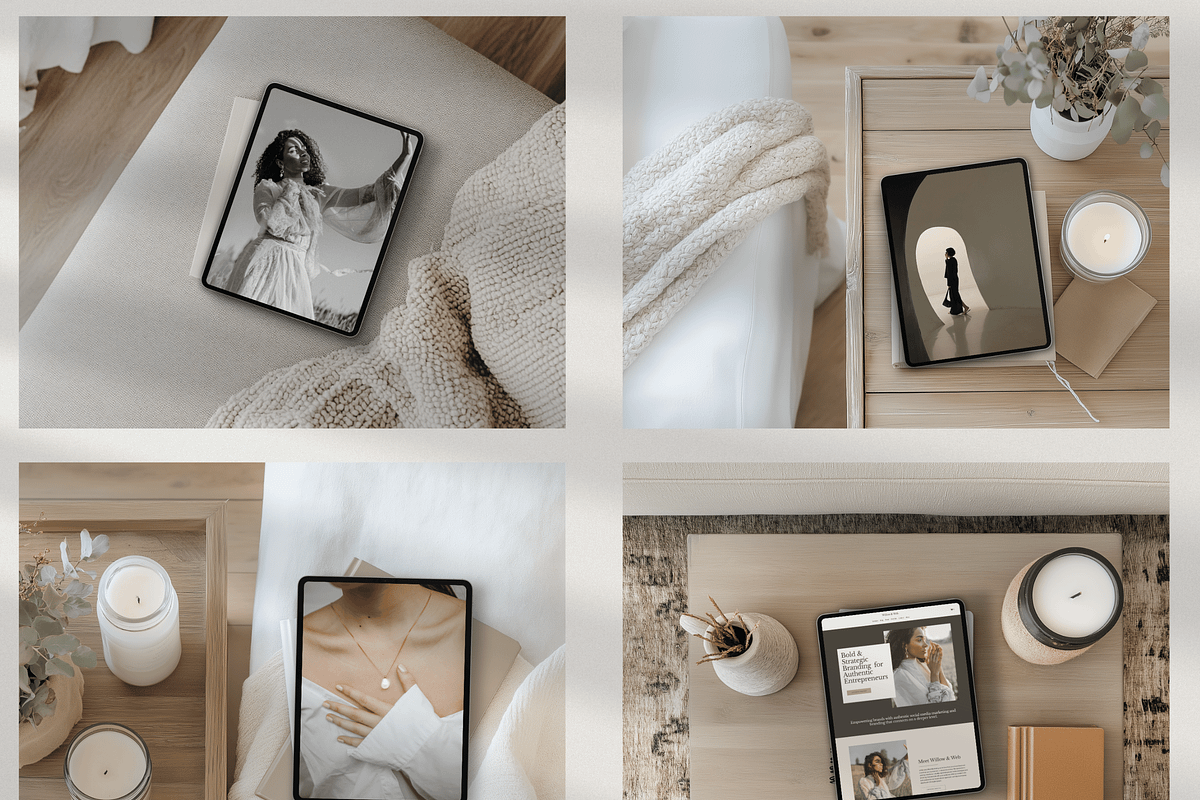Canva iPad Boho Mockups, a Mockup by Asha Glenn Design Studio (Photo 5 of 20)