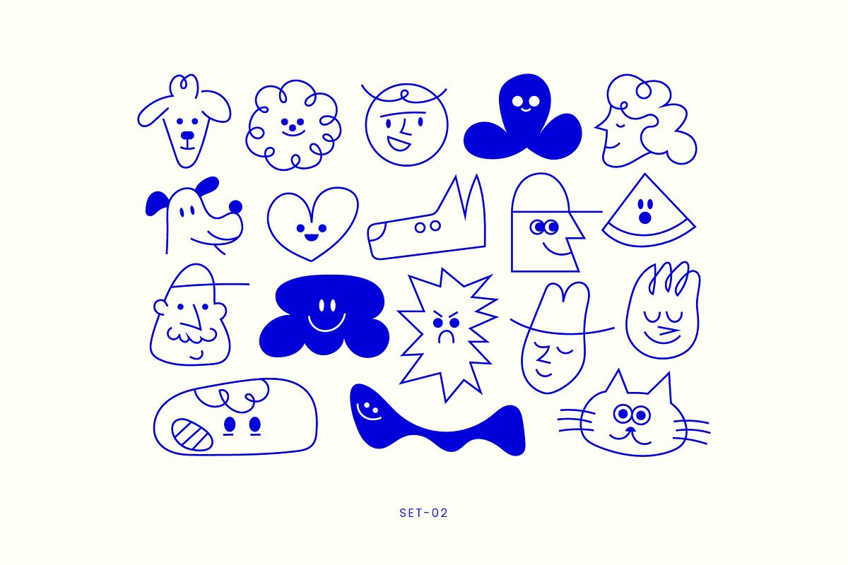 Various Doodle Elements, an Object Graphic by Léo Alexandre (Photo 3 of 17)