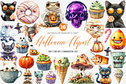 Halloween Sublimation Clipart Design, an Illustration by SinaCreation (Thumbnail 1 of 5)