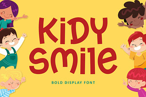 Kidy Smile - Kids Display Font