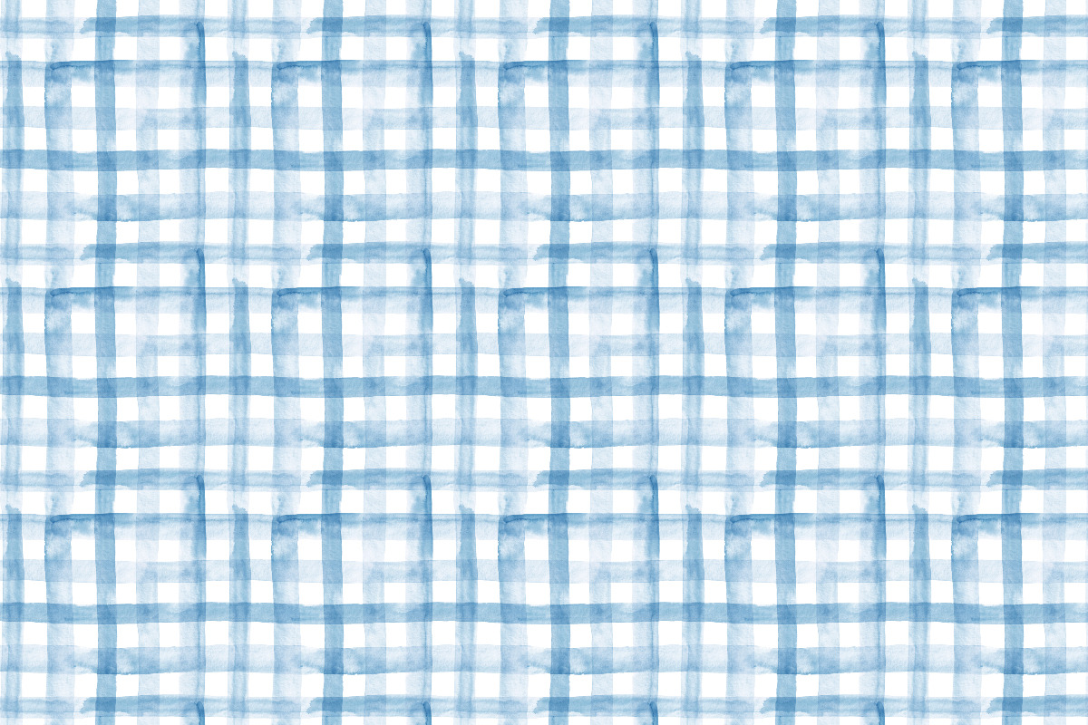 Watercolour plaid in light blue, a Pattern Graphic by Anya-D (Photo 2 of 6)