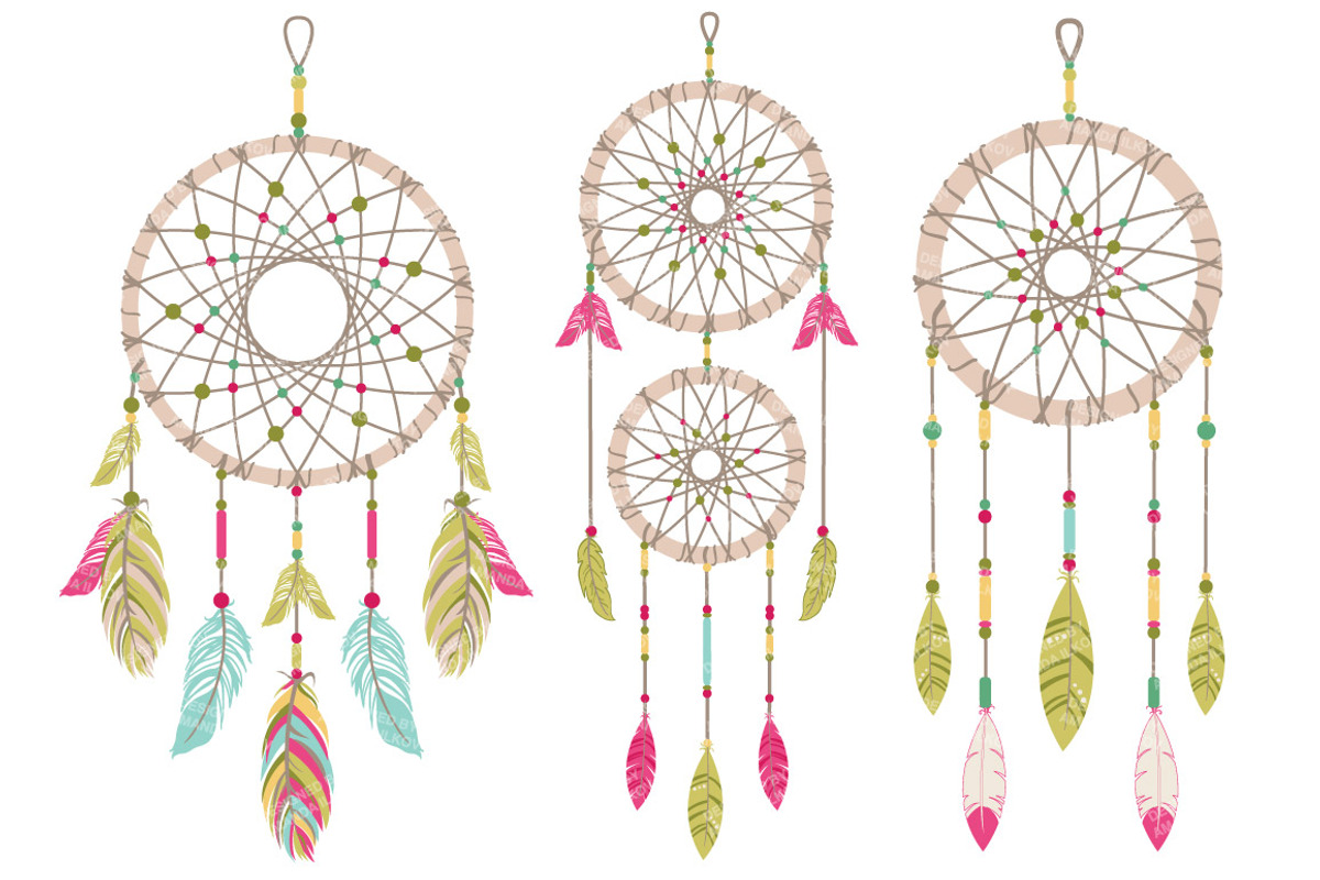 Bohemian Dreamcatcher Illustrations, an Illustration by Amanda Ilkov (Photo 3 of 4)