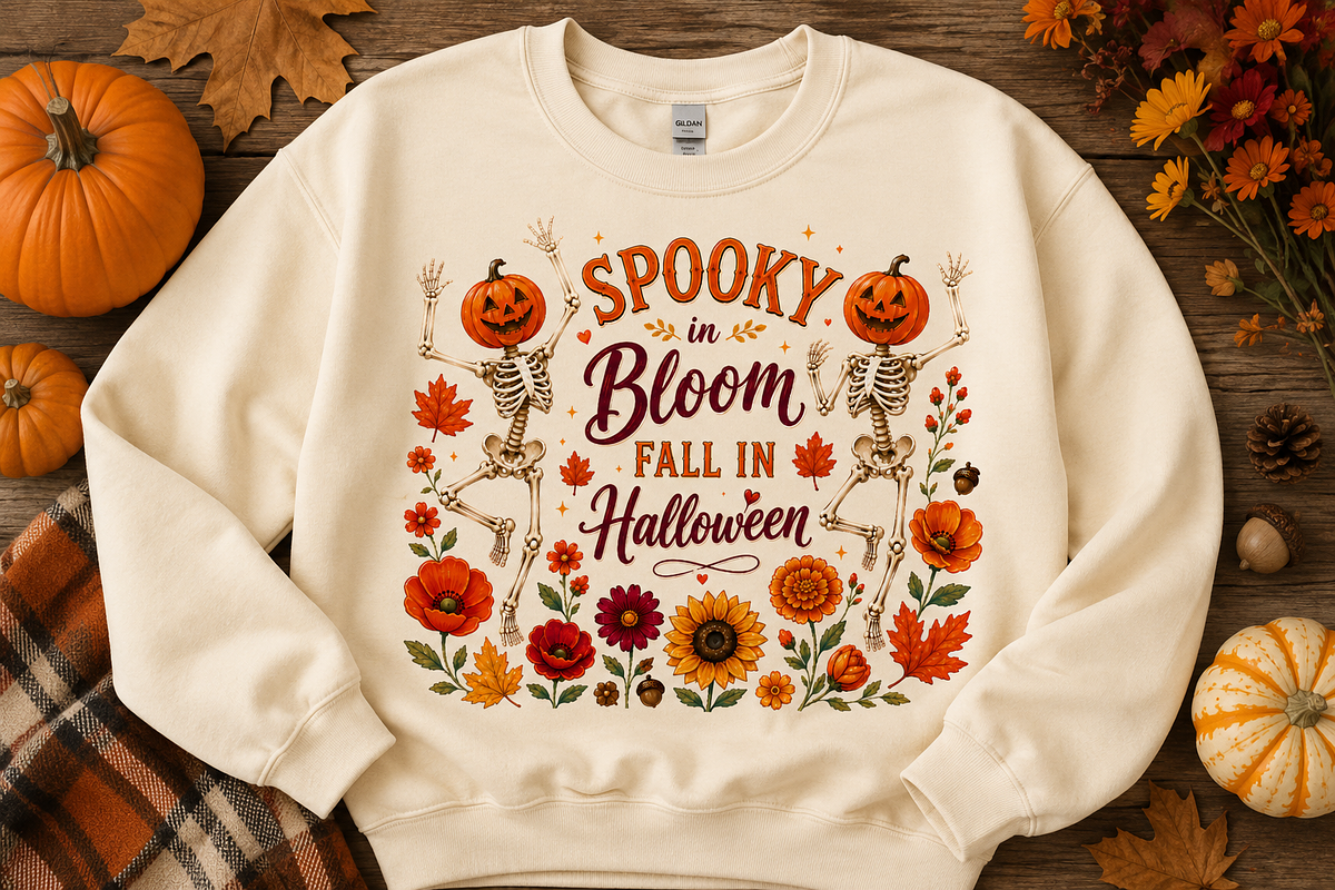 Retro Flowers Halloween Png Bundle, an Object Graphic by Daisy Design (Photo 16 of 21)