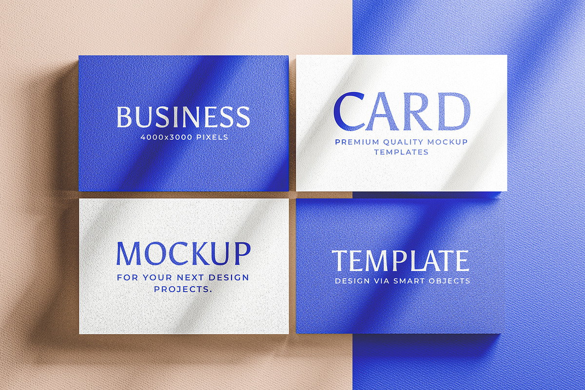 Simple Business Card Mockup, a Business Card Template by Designer Dude