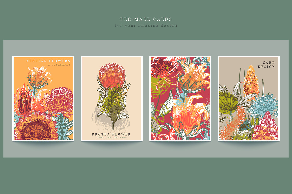Large vector bundle. Floral Abstract, a Pattern Graphic by Molly art (Photo 16 of 48)