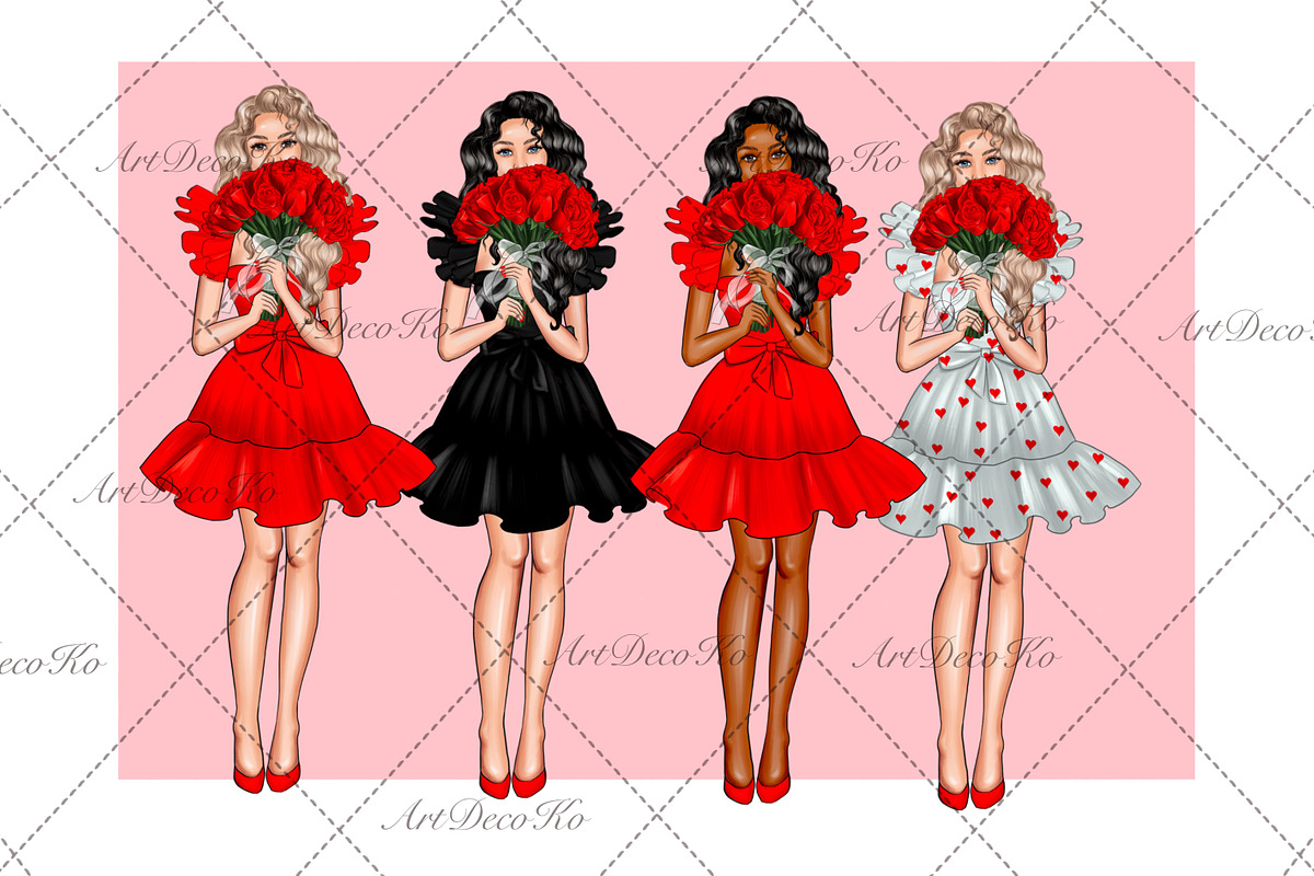 Valentines day clipart, an Illustration by DekoArt (Photo 4 of 7)