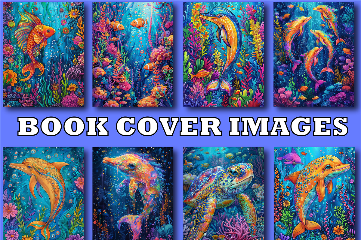 Ocean Animal Coloring Book V2, an Animal Illustration by Design Zone (Photo 2 of 7)