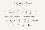 Romento – Modern Signature, a Script Font by Fikryal Studio (Thumbnail 10 of 10)