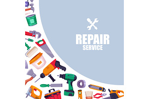Repair service background, an Illustration by Onyx