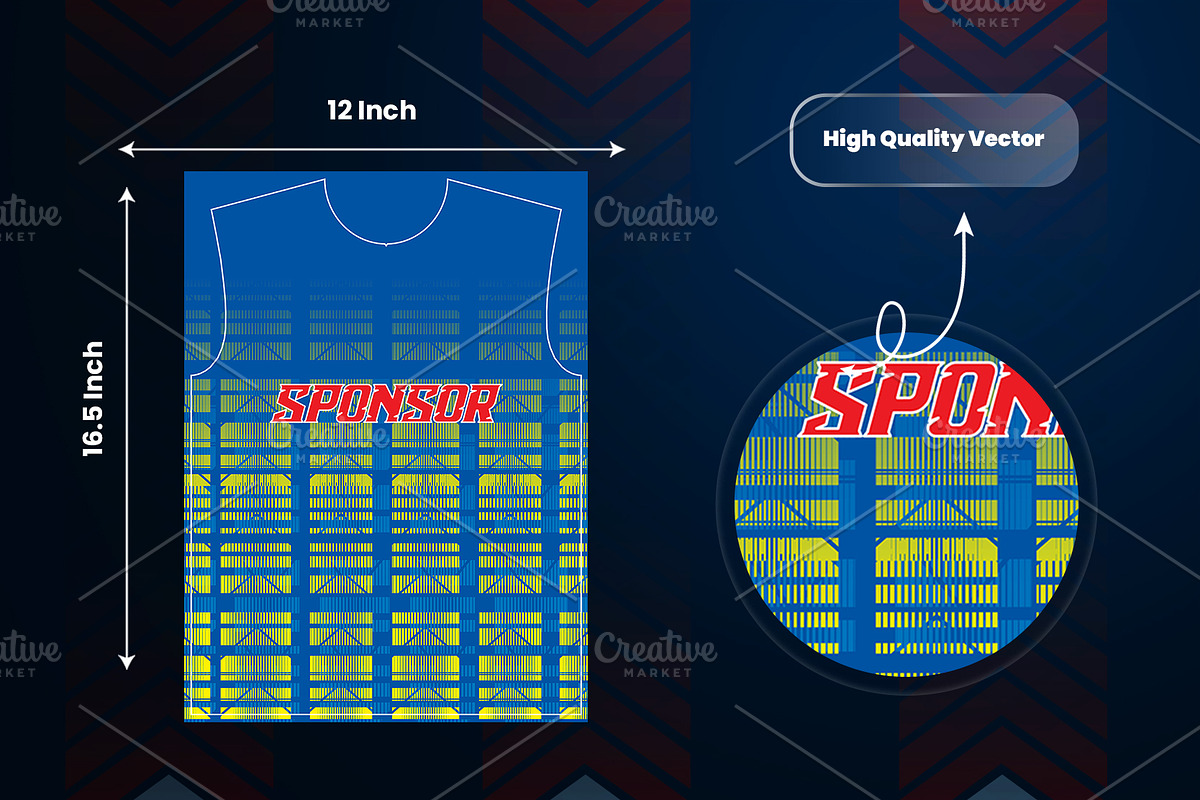 Modern Athletic Football Jersey, a Sport Illustration by samsulpassive (Photo 3 of 3)