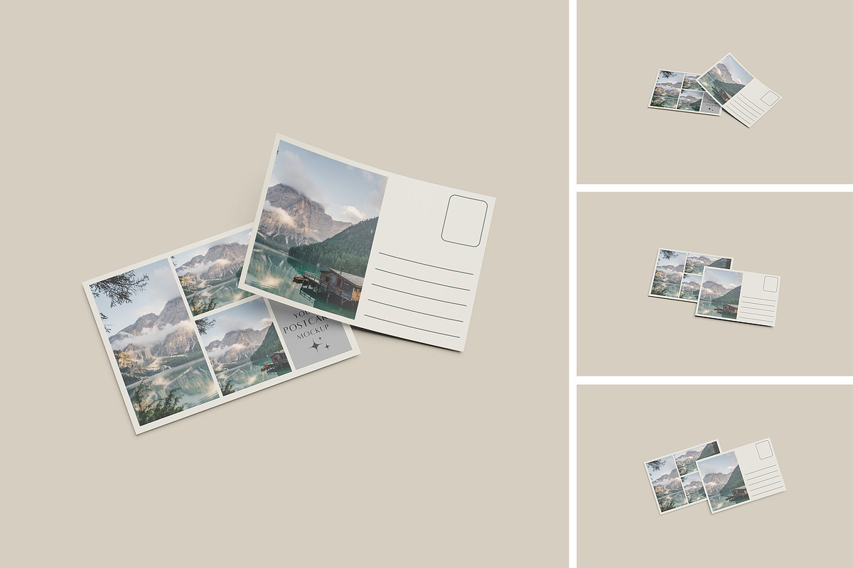 Postcard Mockup, an Advertising Mockup by YurnalisPerix (Photo 1 of 5)