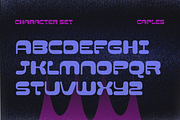 Caples - Y2K High Contrast Font, a Font by Drizy (Thumbnail 3 of 8)