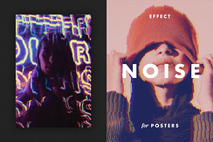 Digital Noise Effect For Posters